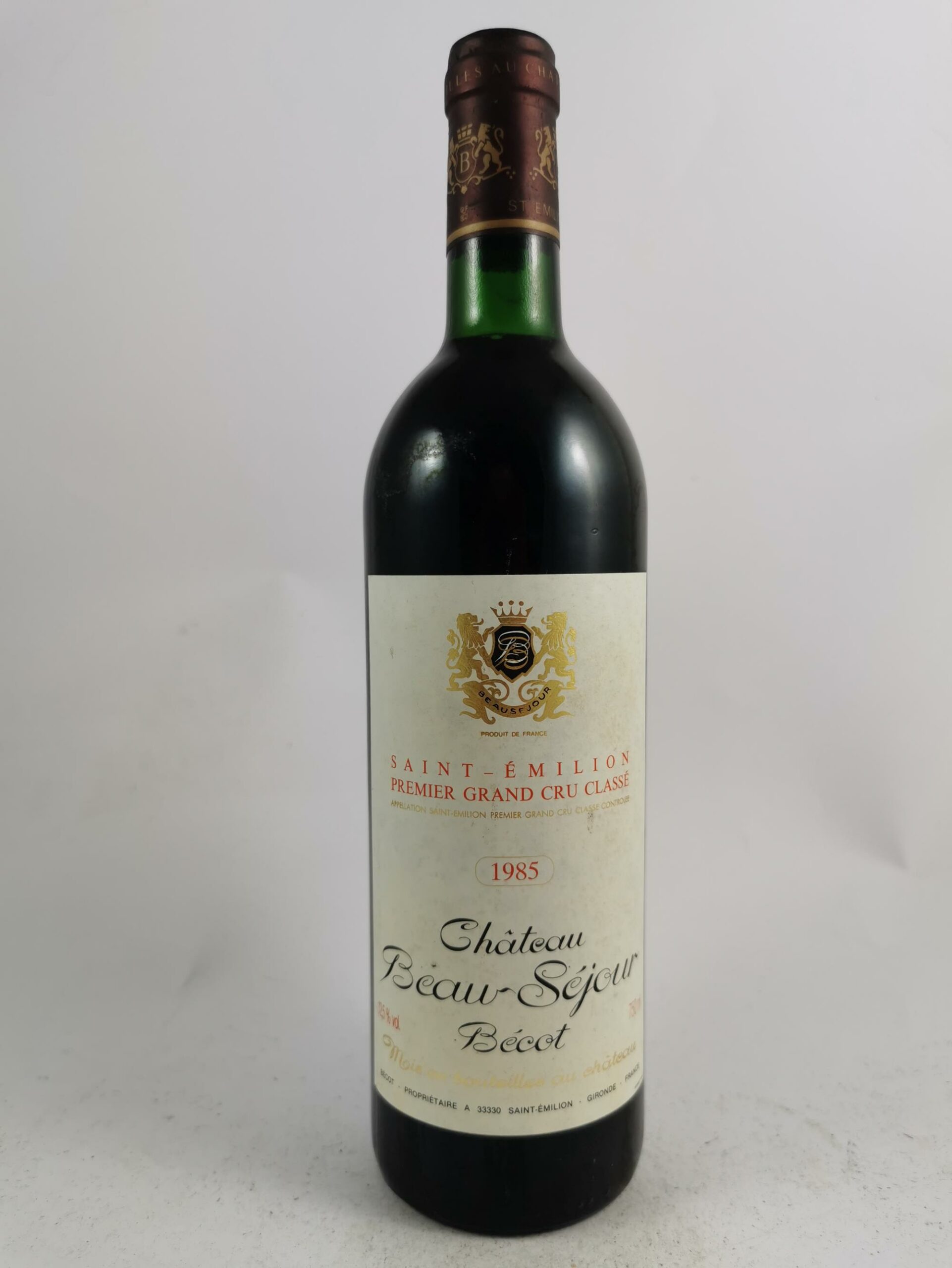 Château Beau-Séjour Bécot 1986