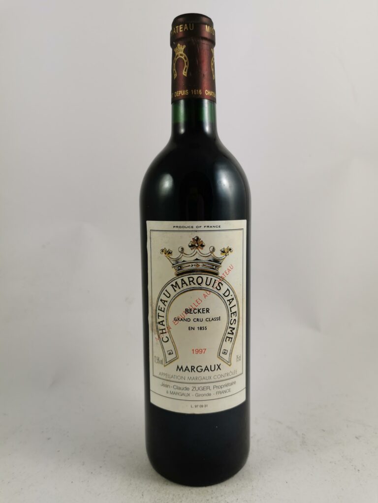 Château Marquis d'Alesme Becker 1997