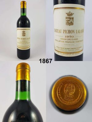 Château Pichon Longueville Comtesse de Lalande 1970