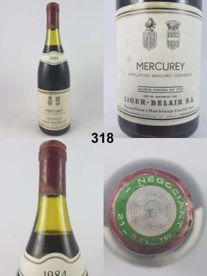 Mercurey - Domaine Liger-Belair 1984