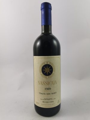 Tenuta San Guido - Sassicaia - Famille Incisa della Rochetta 1989