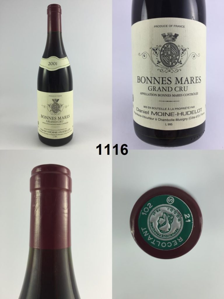 Bonnes-Mares - Domaine Moine-Hudelot 2001