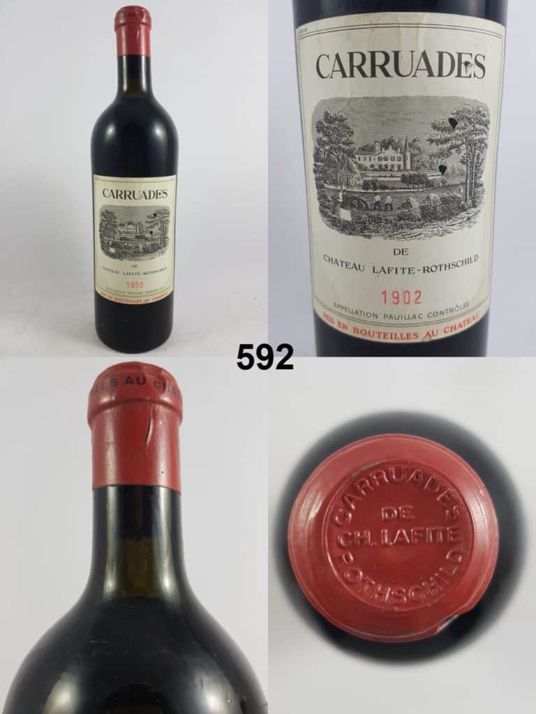 Carruades de Lafite Rothschild 1902