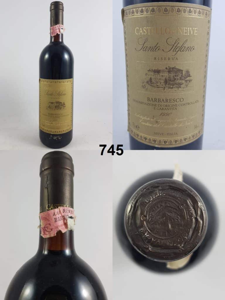 Castello de Neive - Santo Stefano - Barbaresco 1990