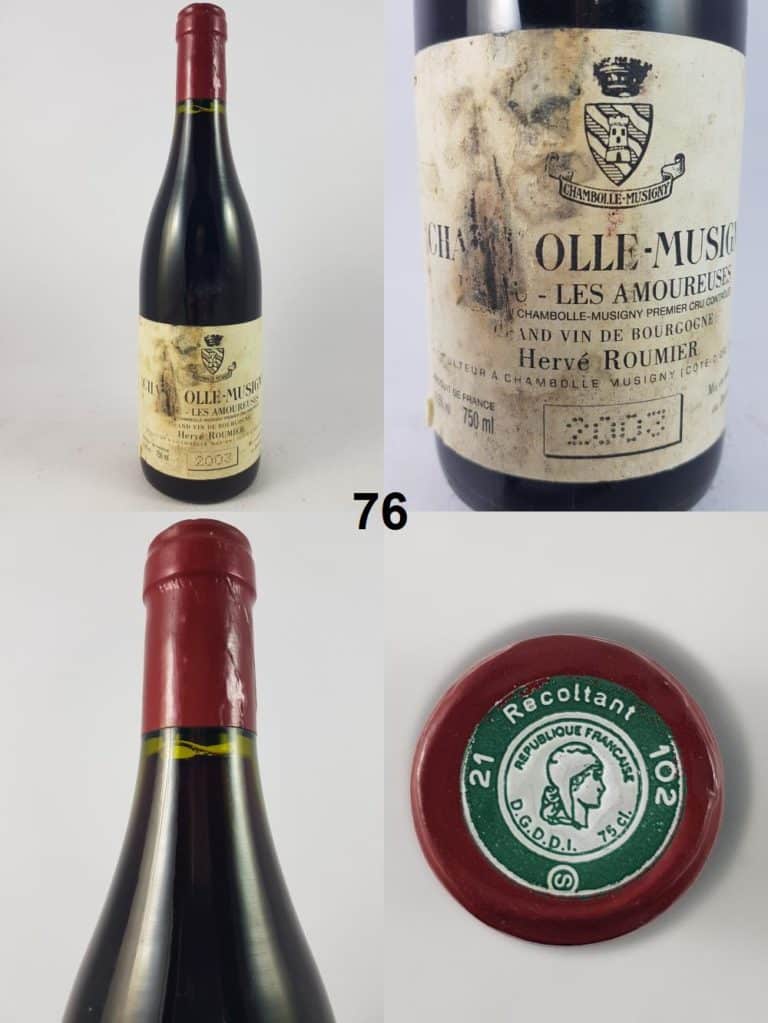 Chambolle-Musigny - Les Amoureuses - Domaine Hervé Roumier 2003