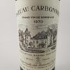 Château Carbonnieux 1970 - Référence : 1215Photo 2