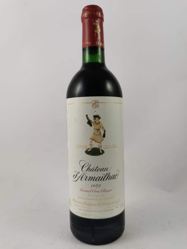 Château d'Armailhac - Mouton Baron(ne) Philippe 1989