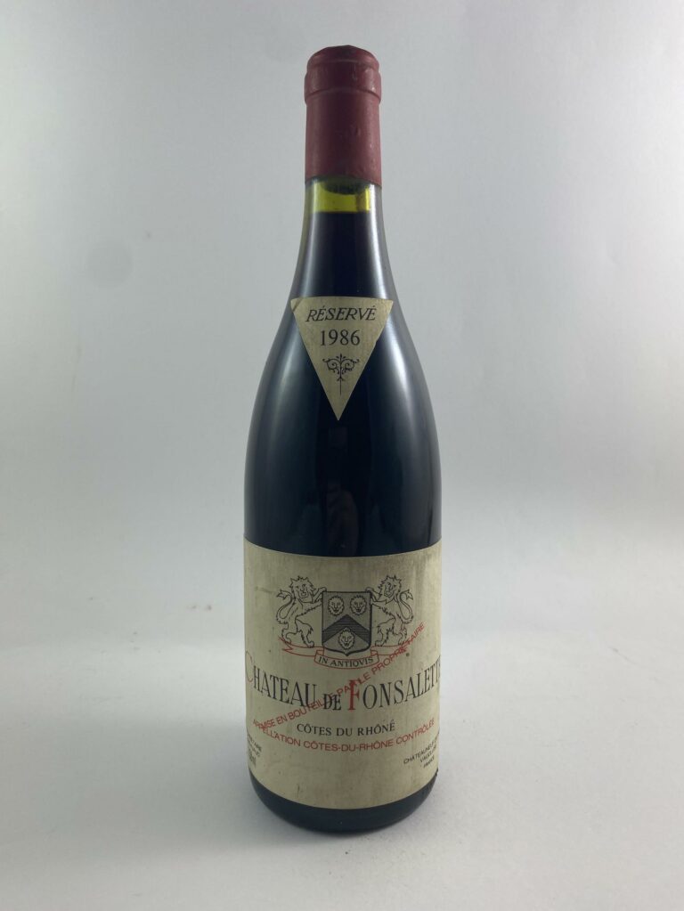 Château de Fonsalette - SCEA Château Rayas 1986