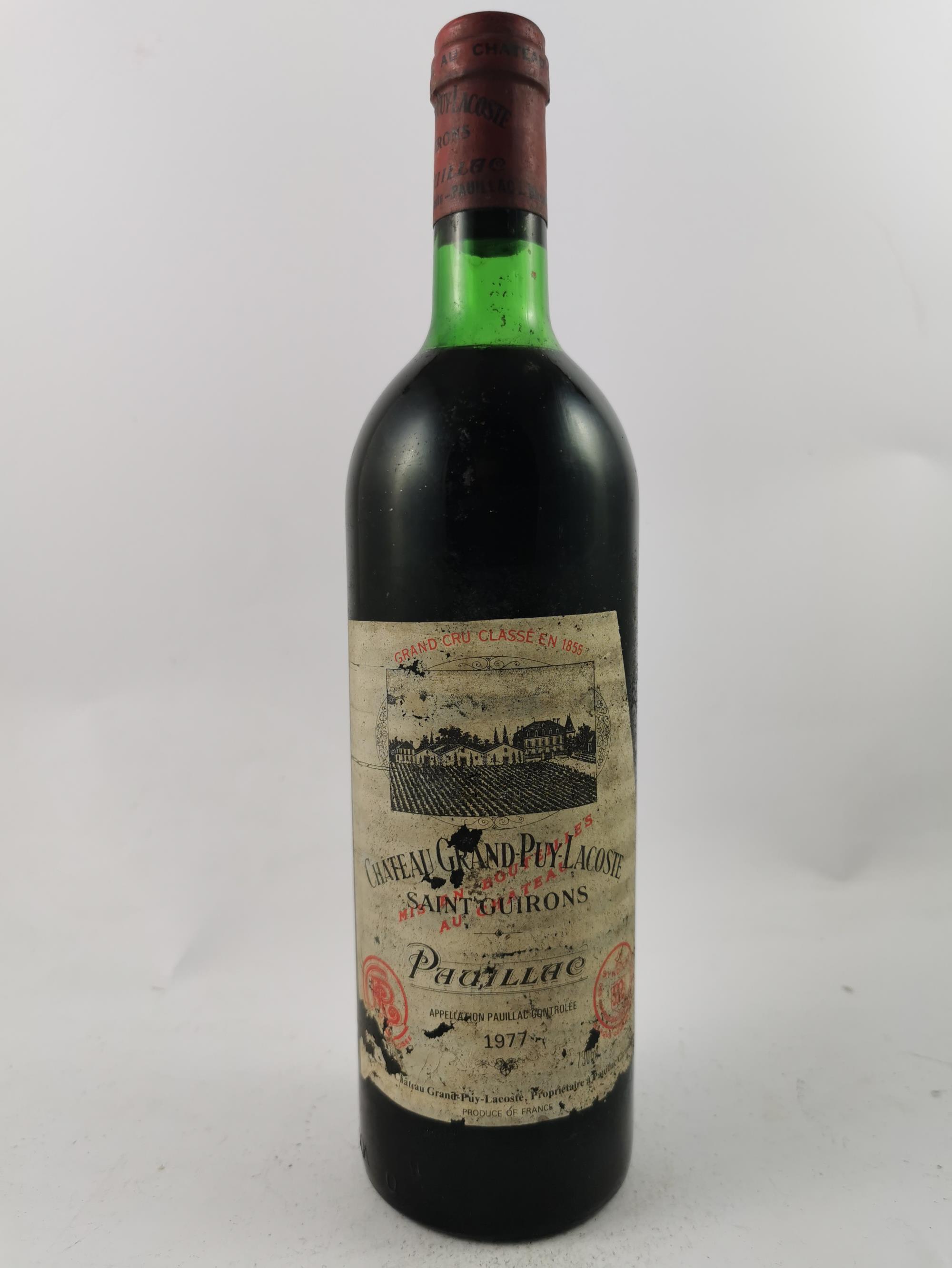 Smil hjul Estate Château Grand-Puy-Lacoste 1977 - Express Wine