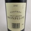 Château Haut Bages Monpelou 1990 - Référence : 1506Photo 2