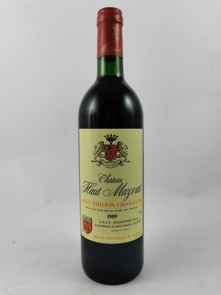 Château Haut Mazerat 1989
