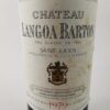 Château Langoa Barton 1979 - Référence : 2065Photo 2