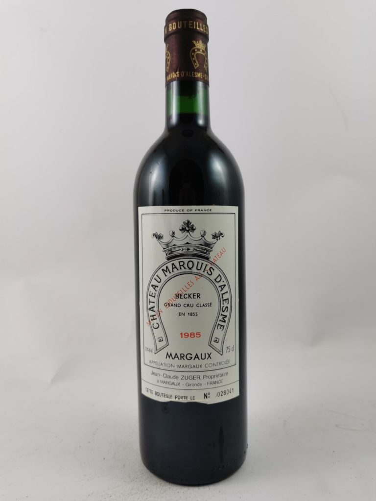 Château Marquis d'Alesme Becker 1985