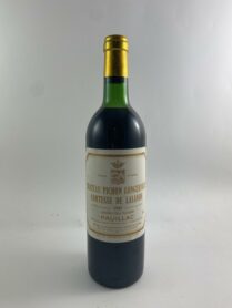 Château Pichon Longueville Comtesse de Lalande 1981
