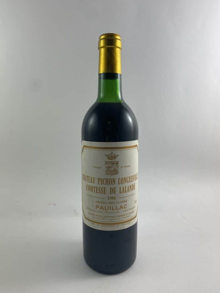 Château Pichon Longueville Comtesse de Lalande 1981