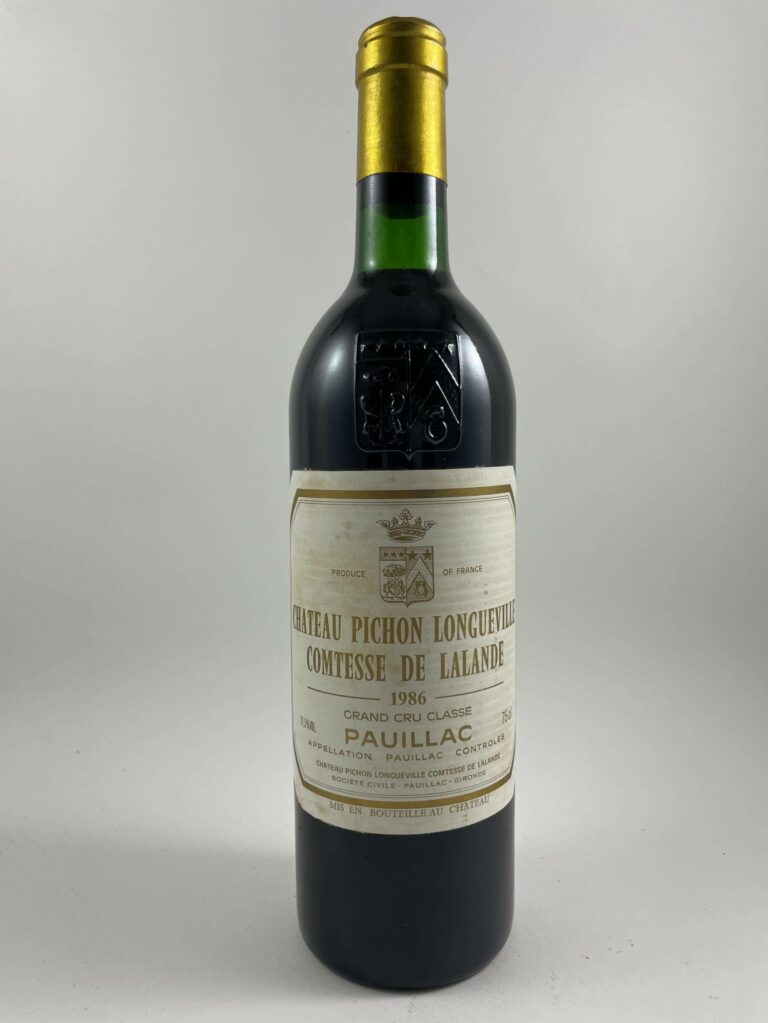 Château Pichon Longueville Comtesse de Lalande 1986
