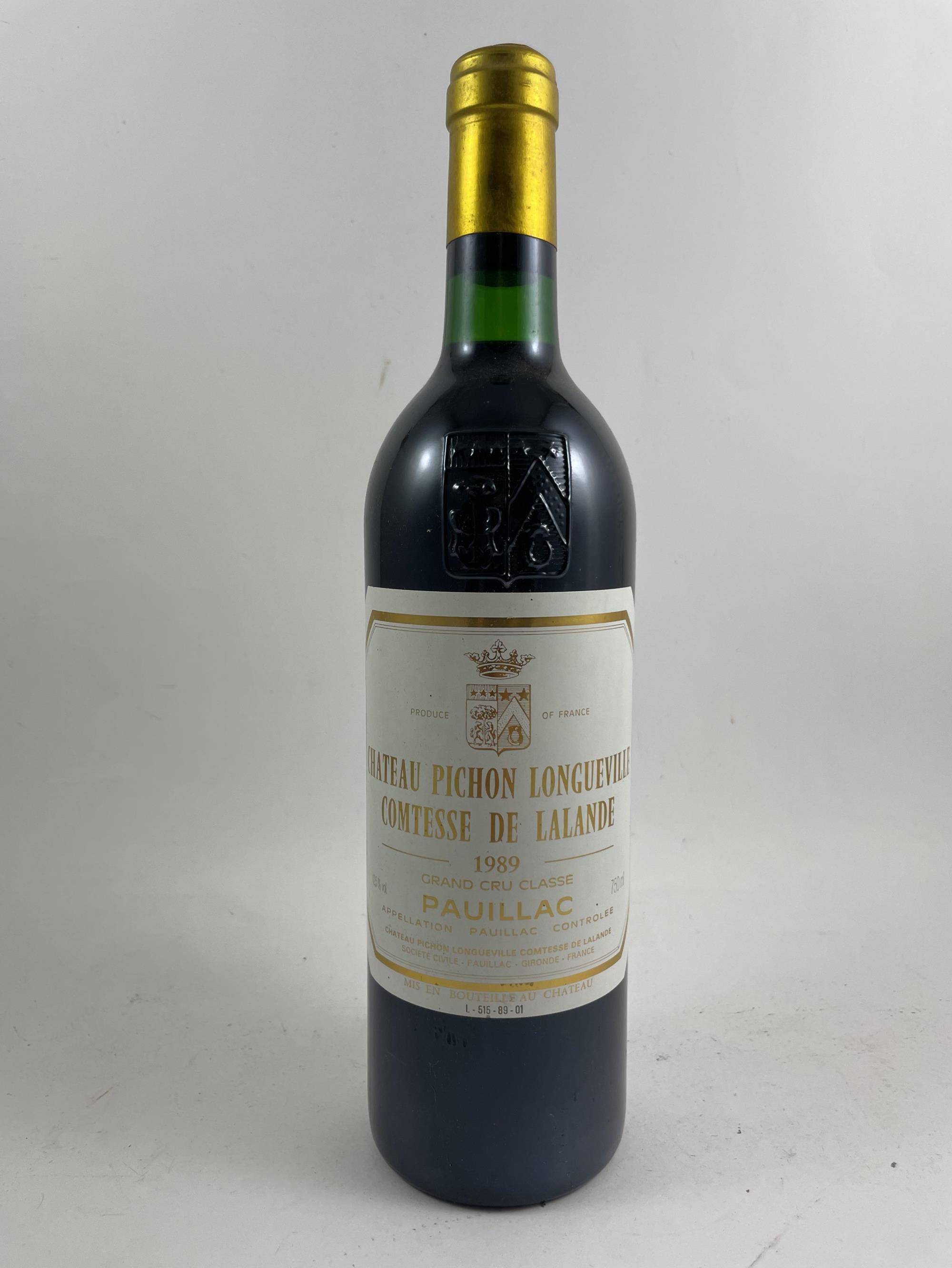 Château Pichon Longueville Comtesse de Lalande 1989