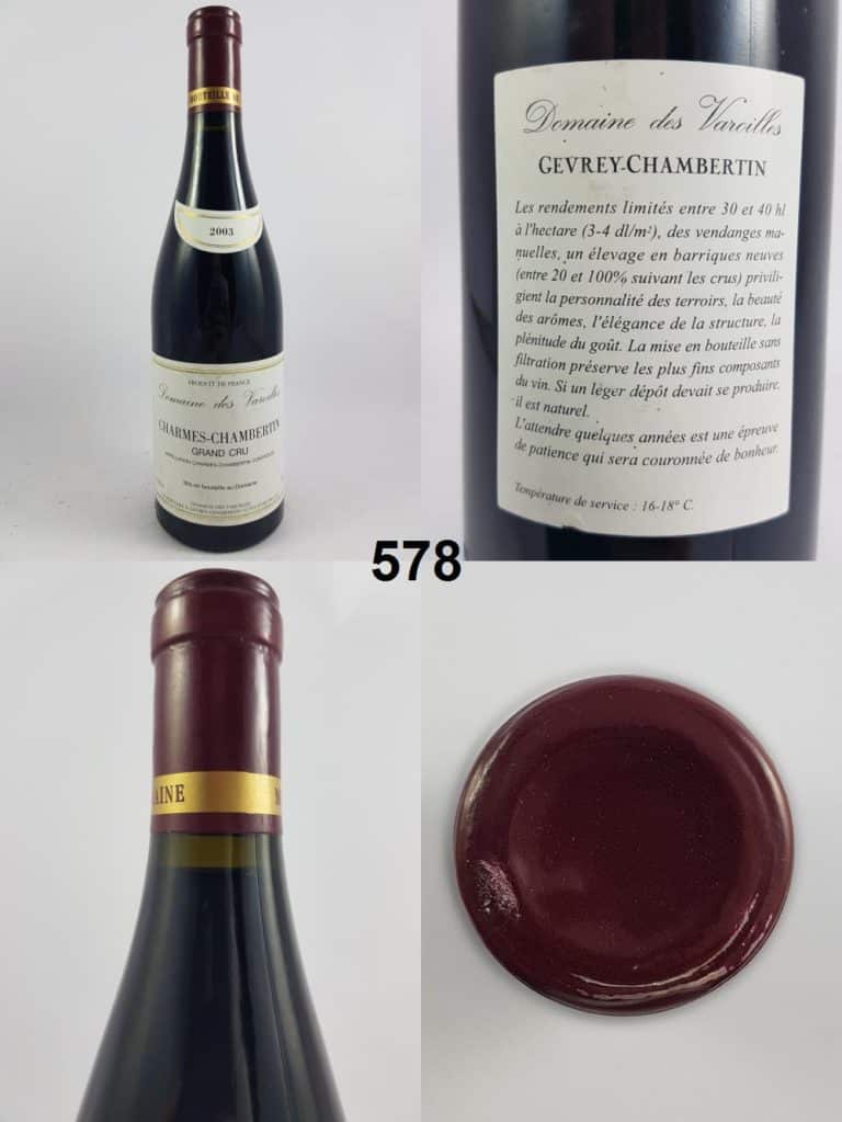 Charmes-Chambertin - Domaine des Varoilles 2003