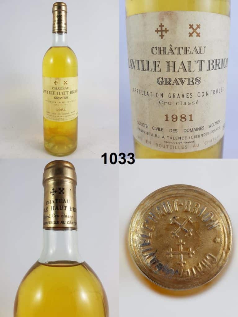 Château Laville Haut-Brion 1981