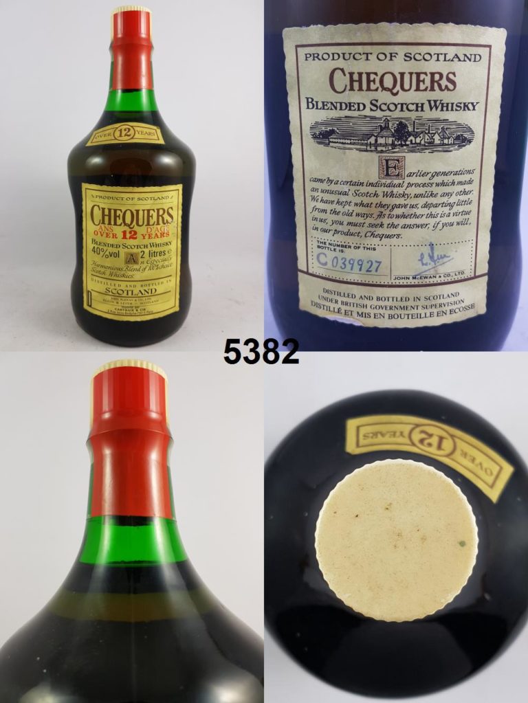 Chequers - Scotch Whisky - Over 12 years - 200 cl