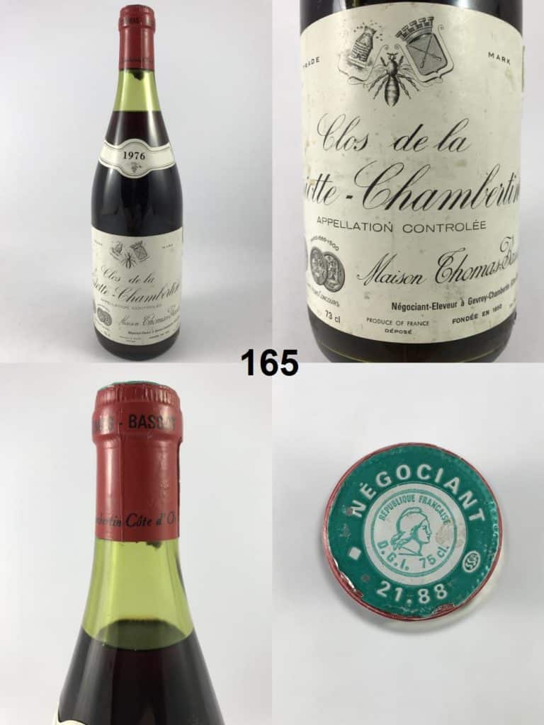 Clos de la Griotte-Chambertin - Thomas-Bassot 1976