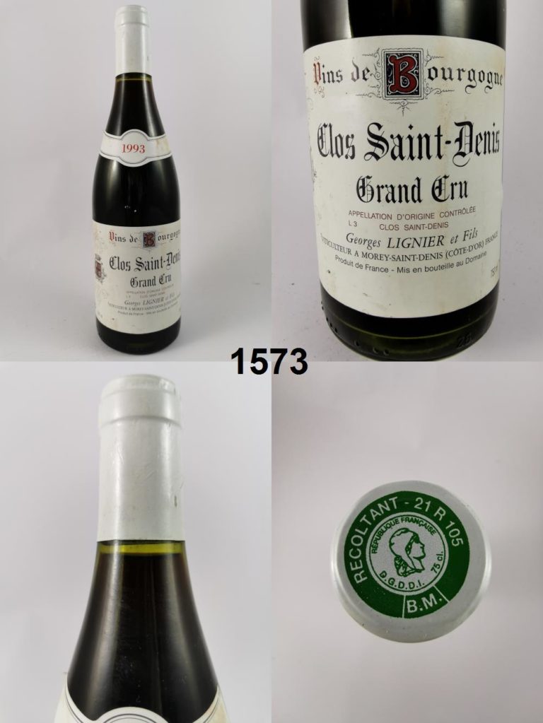 Clos Saint-Denis - Domaine Georges Lignier 1993