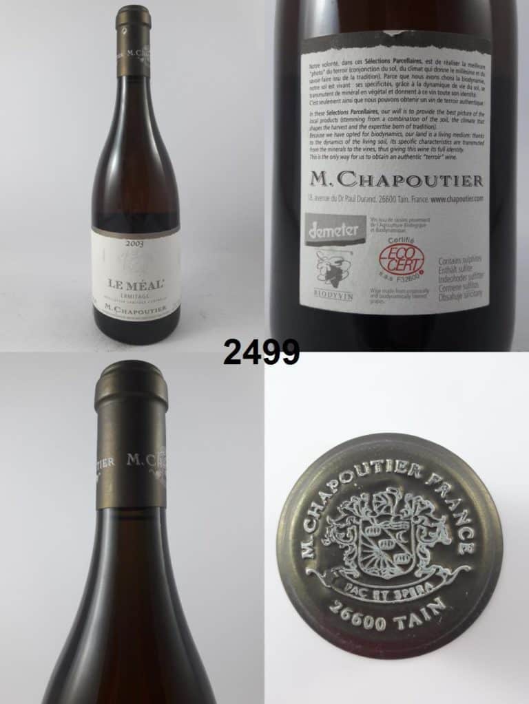 Ermitage - Le Méal - Chapoutier 2003