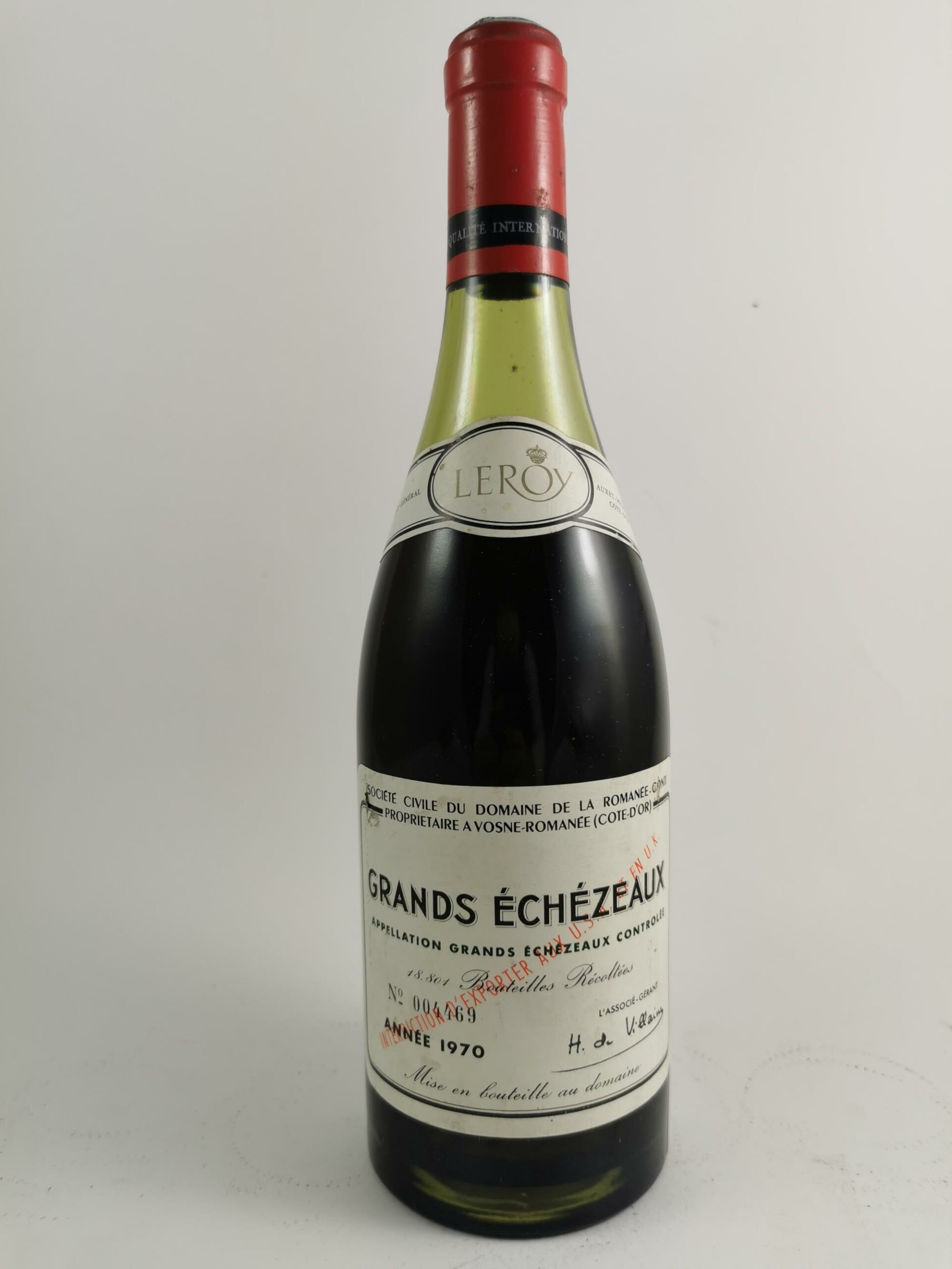 Grands-Echézeaux - Domaine de la Romanée-Conti 1970 - Express Wine