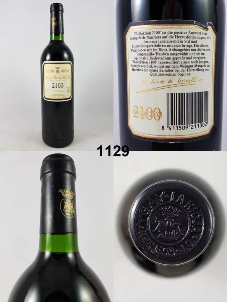 Marqués de Murrietta Colleccion 2100 1999