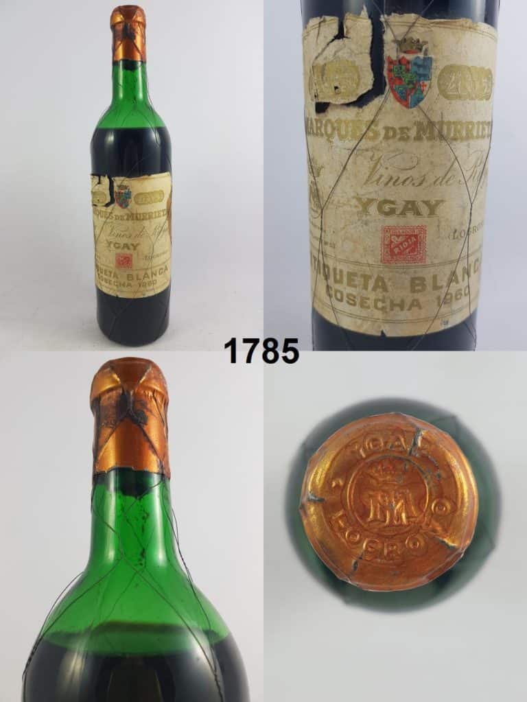 Marquis de Murrieta - Ygay - Etiqueta Blanca - Cosecha 1960