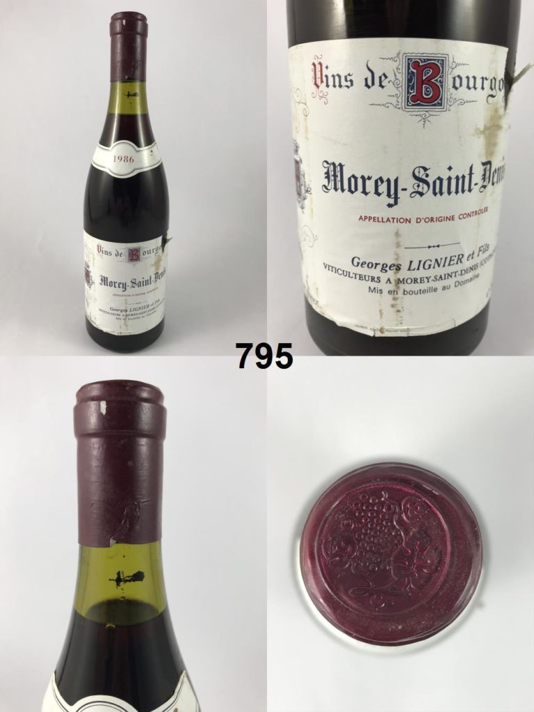 Morey Saint-Denis - Domaine Georges Lignier 1986