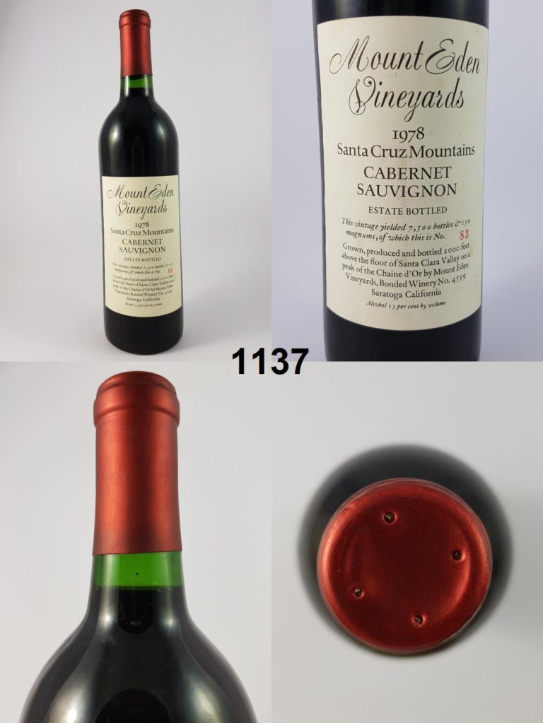 Mount Eden Vineyards 1978