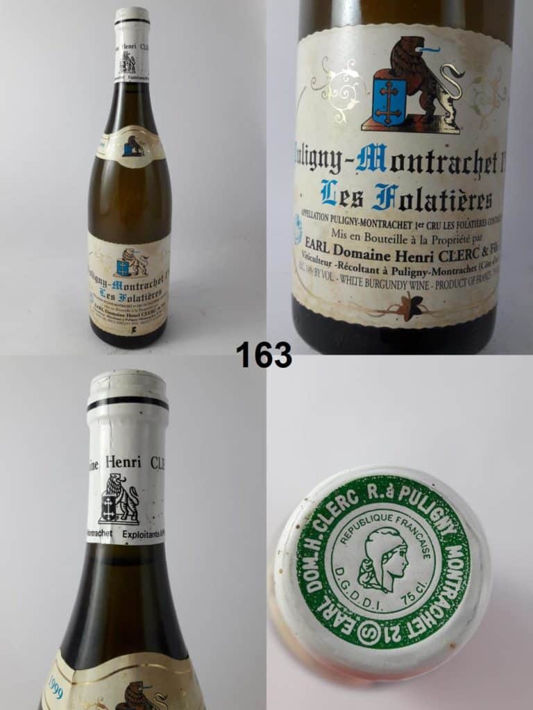 Puligny-Montrachet - Les Folatières - Domaine Henri Clerc 1999