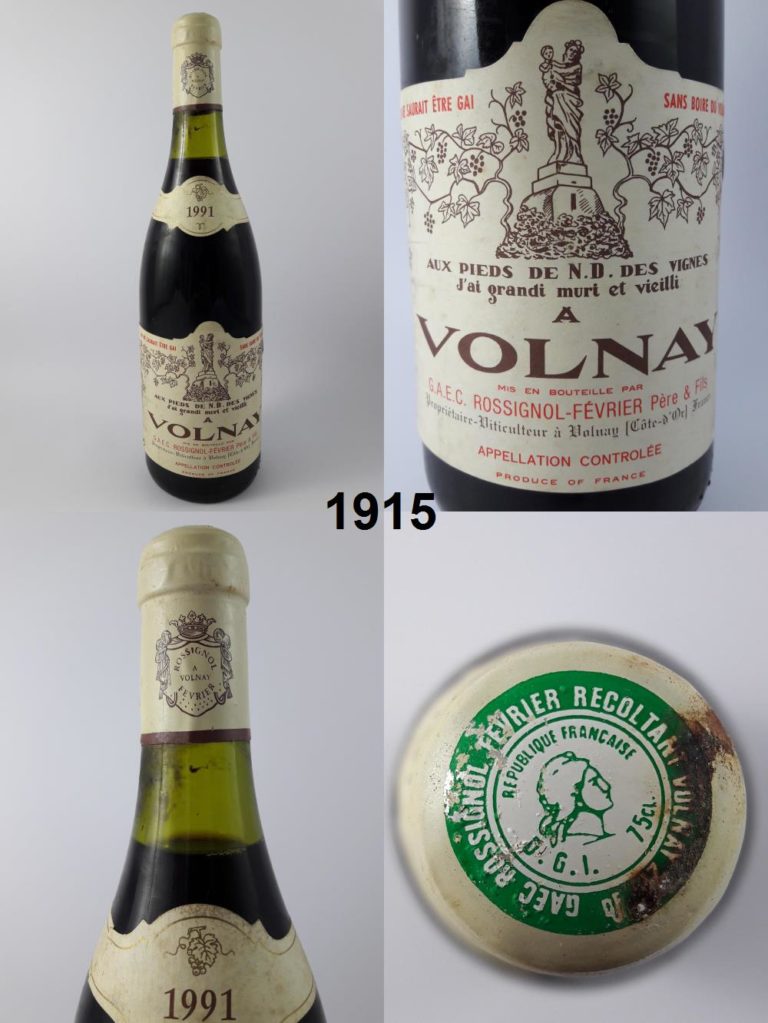 Volnay - Rossignol-Fevrier 1991