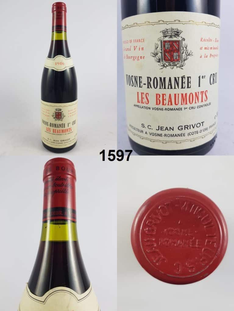 Vosne-Romanée - Les Beaux-Monts - Jean Grivot 1986